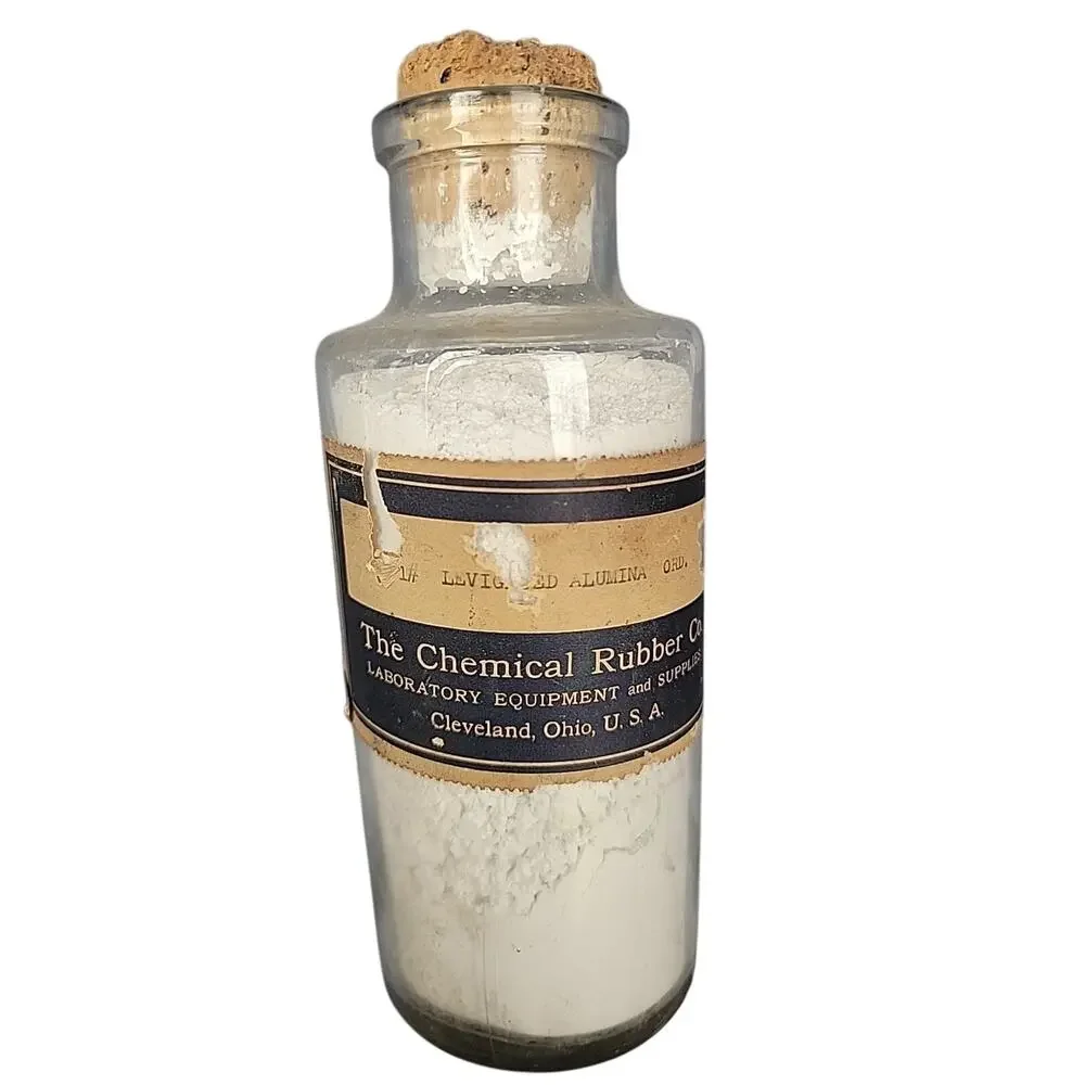 Vintage chemical rubber Co. laboratory bottle Cleveland, OH apothecary Halloween